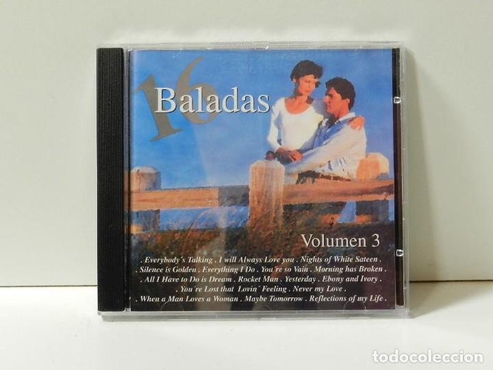 CDs de m&uacute;sica: DISCO CD. 16 Baladas Volumen 3. COMPACT DISC. - Foto 1