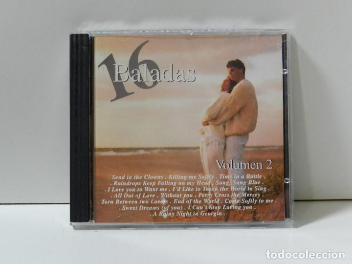 CDs de m&uacute;sica: DISCO CD. 16 Baladas Volumen 2. COMPACT DISC. - Foto 1