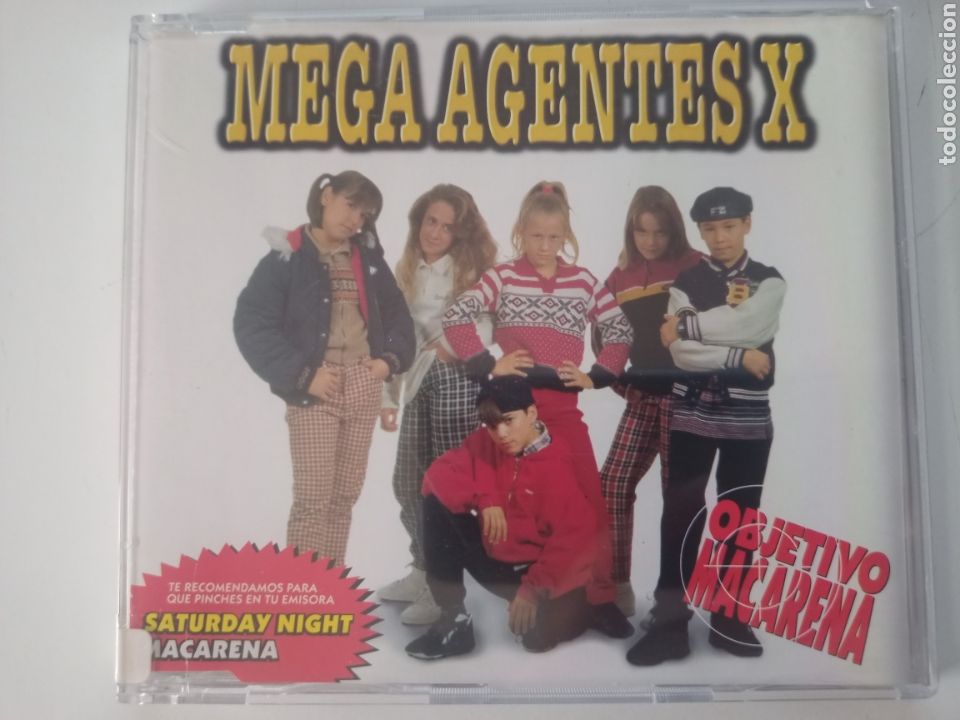 CDs de m&uacute;sica: Mega Agentes X - Objetivo Macarena (5 temas) - Foto 1