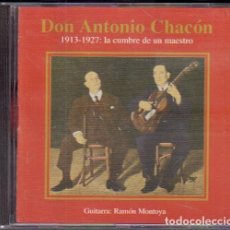 CD de Música: DON ANTONIO CHACON - 1913-1927 LA CUMBRE DE UN MAESTRO / CD ALBUM DE 1996 / BUEN ESTADO RF-11667. Lote 355361780