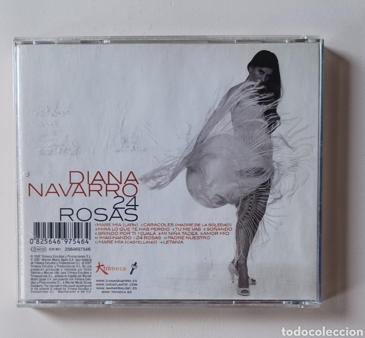 CDs de m&uacute;sica: Diana Navarro 24 rosas - Foto 3
