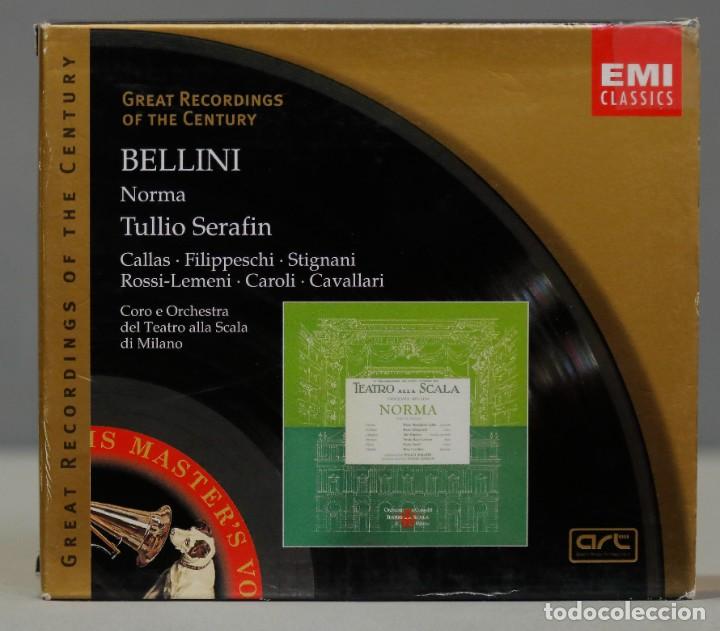CDs de m&uacute;sica: 3 CD. Serafin &ndash; Norma. BELLINI - Foto 1