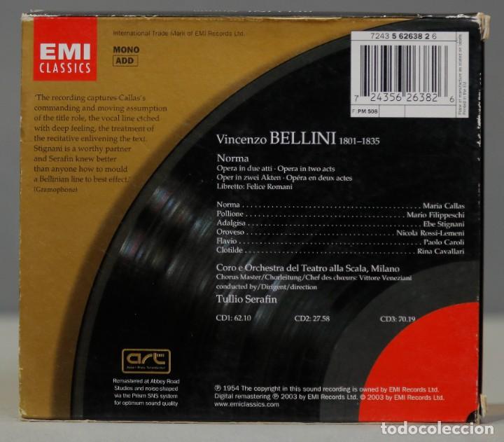 CDs de m&uacute;sica: 3 CD. Serafin &ndash; Norma. BELLINI - Foto 2