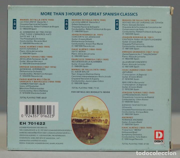 CDs de m&uacute;sica: 3 CD. The Great SPANISH Classics - Foto 2