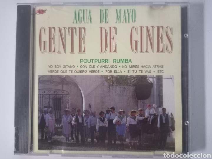 CDs de m&uacute;sica: Gente de Gines - Agua de mayo - Foto 1