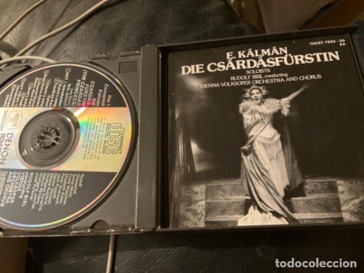 CDs de m&uacute;sica: DIE CSARDASFUERSTIN E. KALMAN. DENON. 2CD 1986 - Foto 3