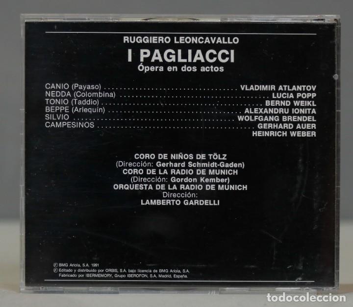 CDs de m&uacute;sica: CD. Leoncavallo. Pagliacci. GARDELLI - Foto 2