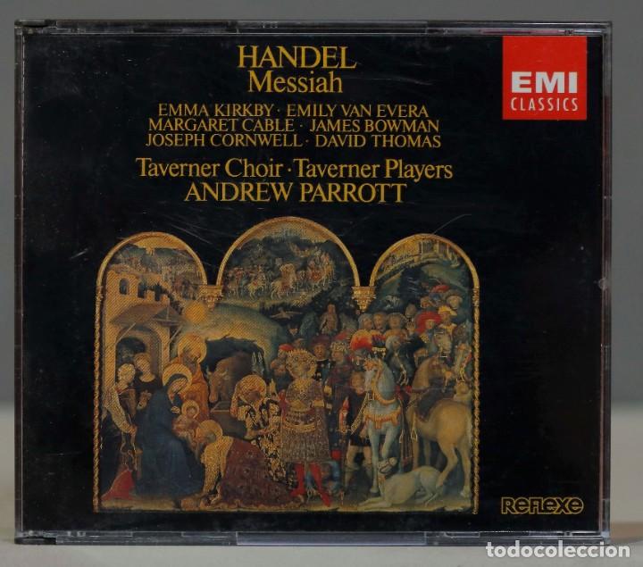 CDs de m&uacute;sica: 2 CD. Messiah. PARROTT. HANDEL - Foto 1