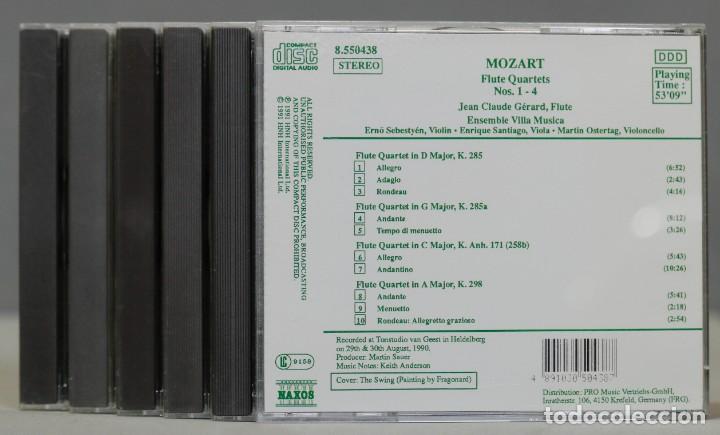 CDs de m&uacute;sica: CD. Mozart: Flute Quartets Nos. 1-4 - Foto 2