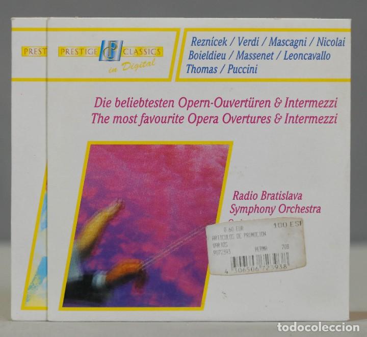 CDs de m&uacute;sica: CD. THE MOST FAVORITE OPERA OVERTURES & INTERMEZZI - Foto 1