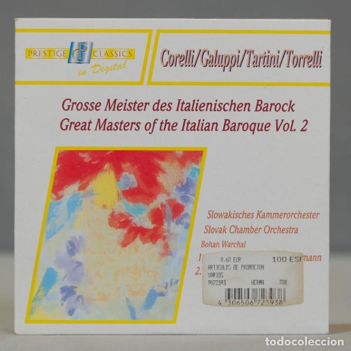 CD di Musica: CD. GREAT MASTERS OF THE ITALIAN BAROQUE VOL. 2