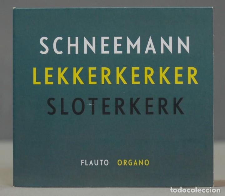 CDs de m&uacute;sica: CD. SCHNEEMANN LEKKERKERKER SLOTERKERK. FALUTO ORGANO