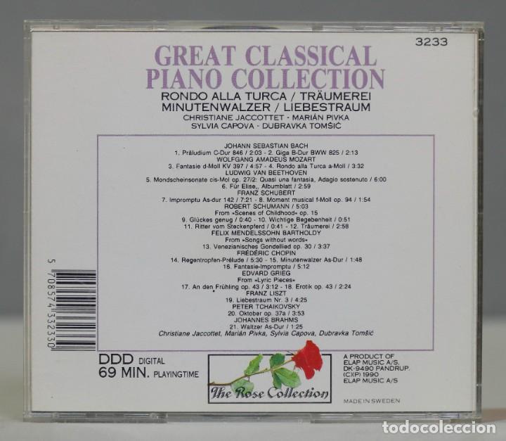 CDs de m&uacute;sica: CD. Great Classical Piano Collection - Foto 2