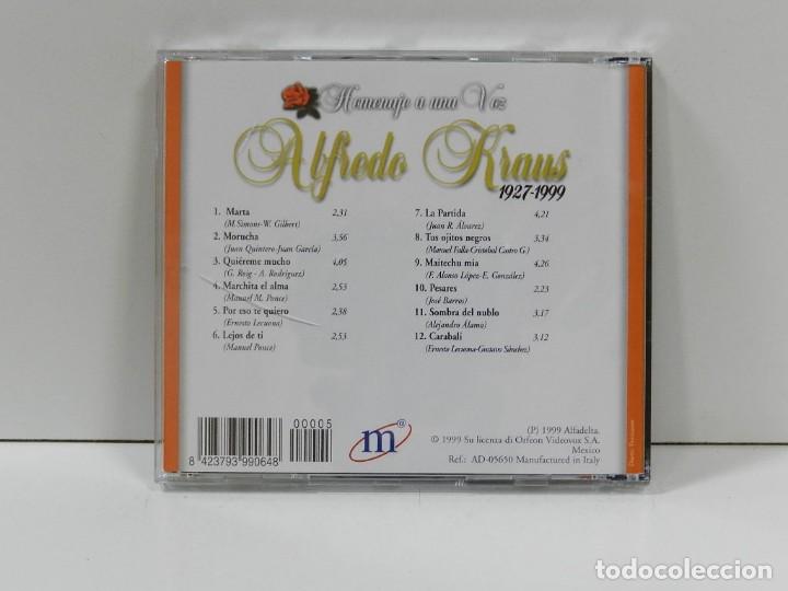 CDs de m&uacute;sica: DISCO CD. Alfredo Kraus &ndash; Cancion. COMPACT DISC. - Foto 2