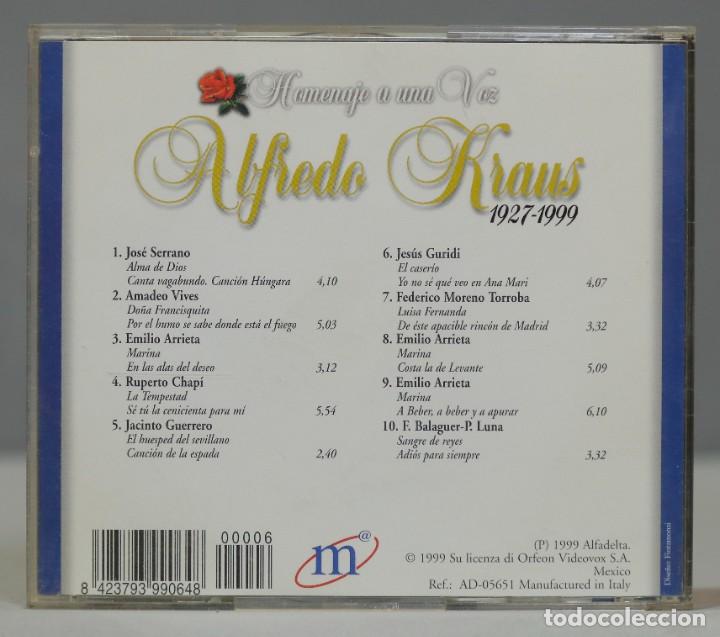 CDs de m&uacute;sica: CD. Alfredo Kraus &ndash; ZARZUELA - Foto 2