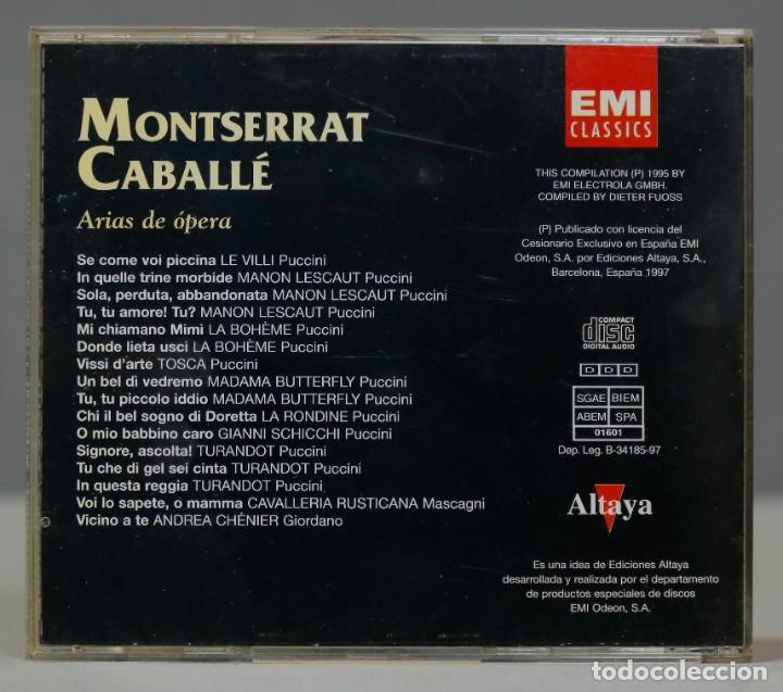 CDs de m&uacute;sica: CD. CABALLE. ARIAS DE OPERA - Foto 2