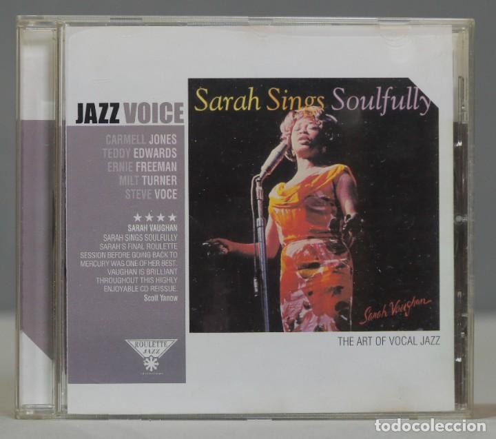 CDs de m&uacute;sica: CD. SARAH VAUGHAN SINGS SOULFULLY - Foto 1