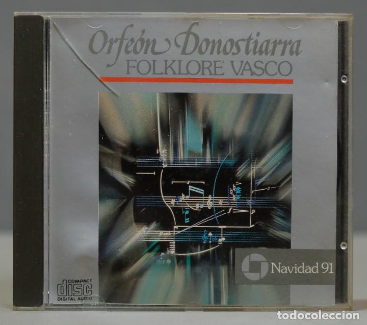 CDs de m&uacute;sica: CD. FOLKLORE VASCO. ORFEON DONOSTIARRA - Foto 1