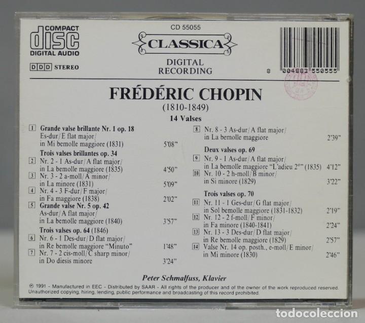 CDs de m&uacute;sica: CD. Fr&eacute;d&eacute;ric Chopin &ndash; Valses - Foto 2