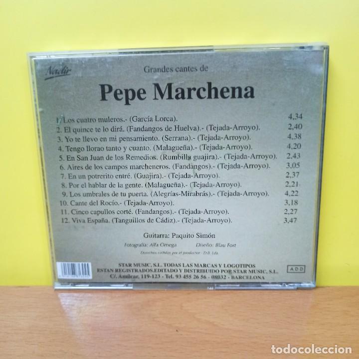CDs de m&uacute;sica: CD - PEPE MARCHENA - GRANDES CANTES - Foto 3