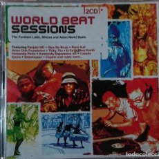 CDs de Música: WORLD BEAT SESSIONS - 2 CD -OJOS DE BRUJO-PANJABI MC-FEMI KUTI-ASIAN DUB FUNDATION-FERNANDA PORTO-. Lote 355719660