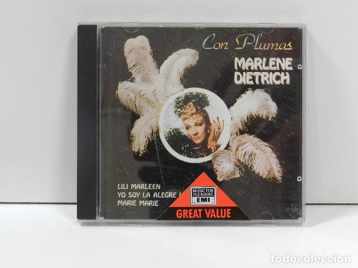 CDs de m&uacute;sica: DISCO CD. Marlene Dietrich &ndash; Con Plumas. COMPACT DISC. - Foto 1