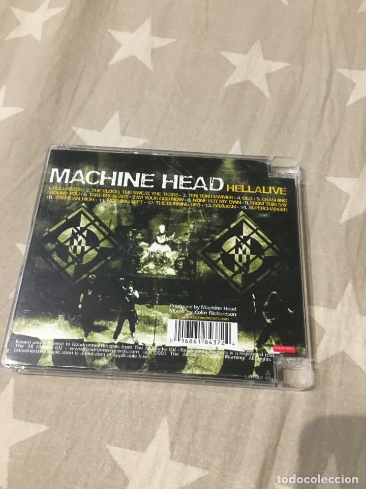 CDs de m&uacute;sica: Machine Head &lrm;&ndash; Hellalive - Foto 3