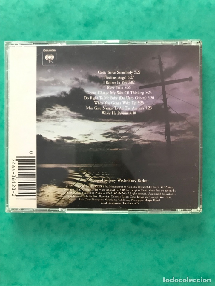 CDs de m&uacute;sica: CD Bob Dylan. Slow Train Coming 1979 CBS. - Foto 2