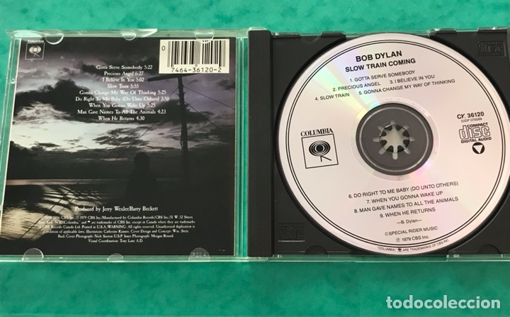CDs de m&uacute;sica: CD Bob Dylan. Slow Train Coming 1979 CBS. - Foto 3