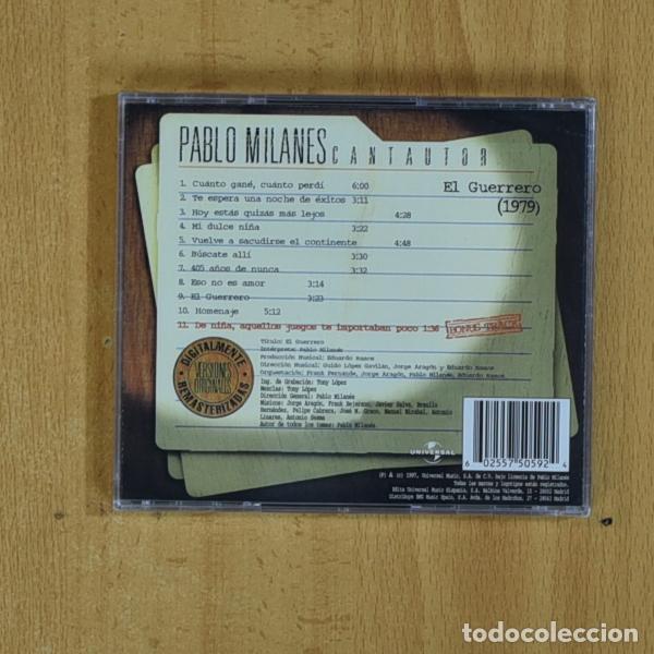 CDs de m&uacute;sica: PABLO MILANES - EL GUERRERO - CD - Foto 2