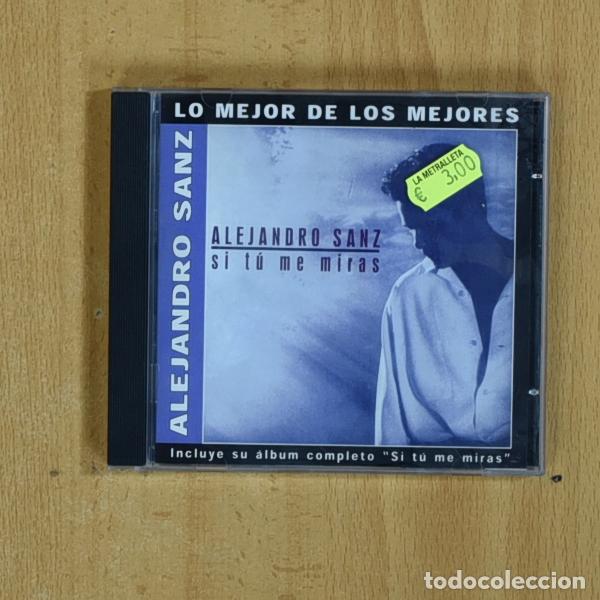 CDs de m&uacute;sica: ALEJANDRO SANZ - SI TU ME MIRAS - CD - Foto 1