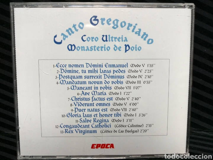 CDs de m&uacute;sica: Coro Ultreia - Canto Gregoriano (CD) - Foto 2