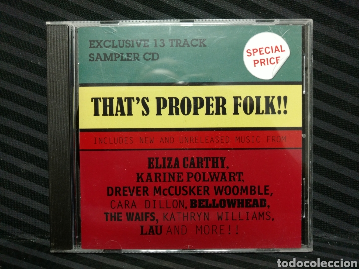 CDs de m&uacute;sica: Various - Thats Proper Folk!! (CD) - Foto 1