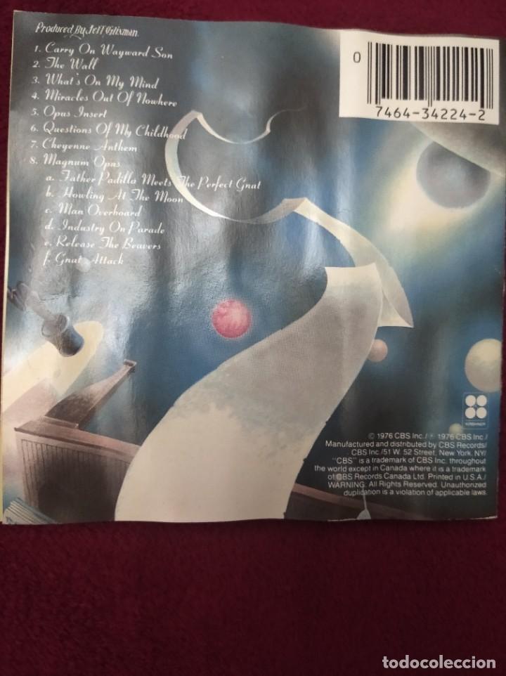 CDs de m&uacute;sica: CD - KANSAS - LEFTOVERTURE - PORTADA/LIBRETO MOJAD@S - Foto 3