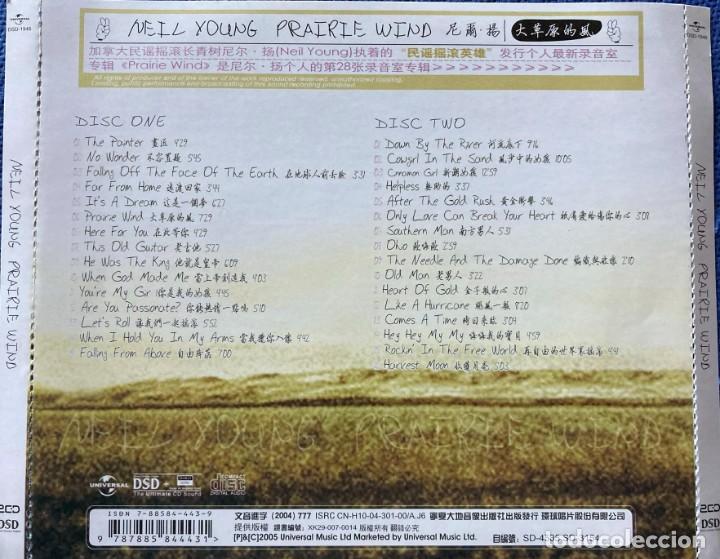 CDs de m&uacute;sica: NEIL YOUNG - CD EDICI&Oacute;N CHINA - PRAIRIE WIND (2005) - Foto 3