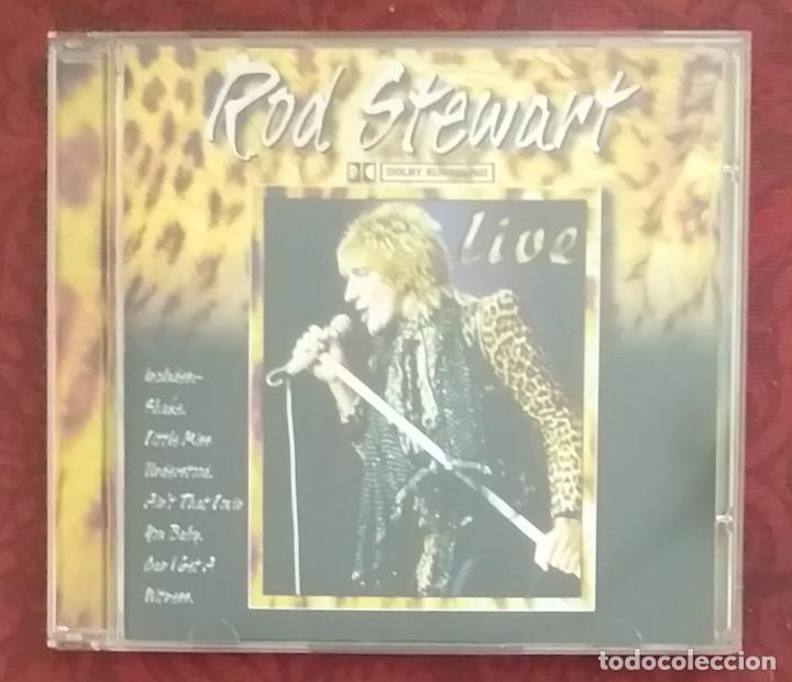 CDs de m&uacute;sica: Rod Stewart. LIVE. Cd. CEDAR. Excelente estado - Foto 1