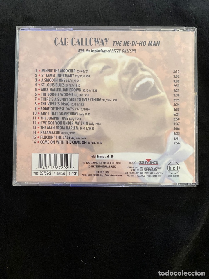 CDs de m&uacute;sica: CD CAB CALLOWAY, THE HE-DI-HO MAN - Foto 2