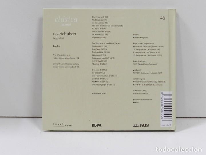 CDs de m&uacute;sica: DISCO CD. Schubert &ndash; Lieder. Cl&aacute;sica El Pa&iacute;s. BBVA. COMPACT DISC. - Foto 2