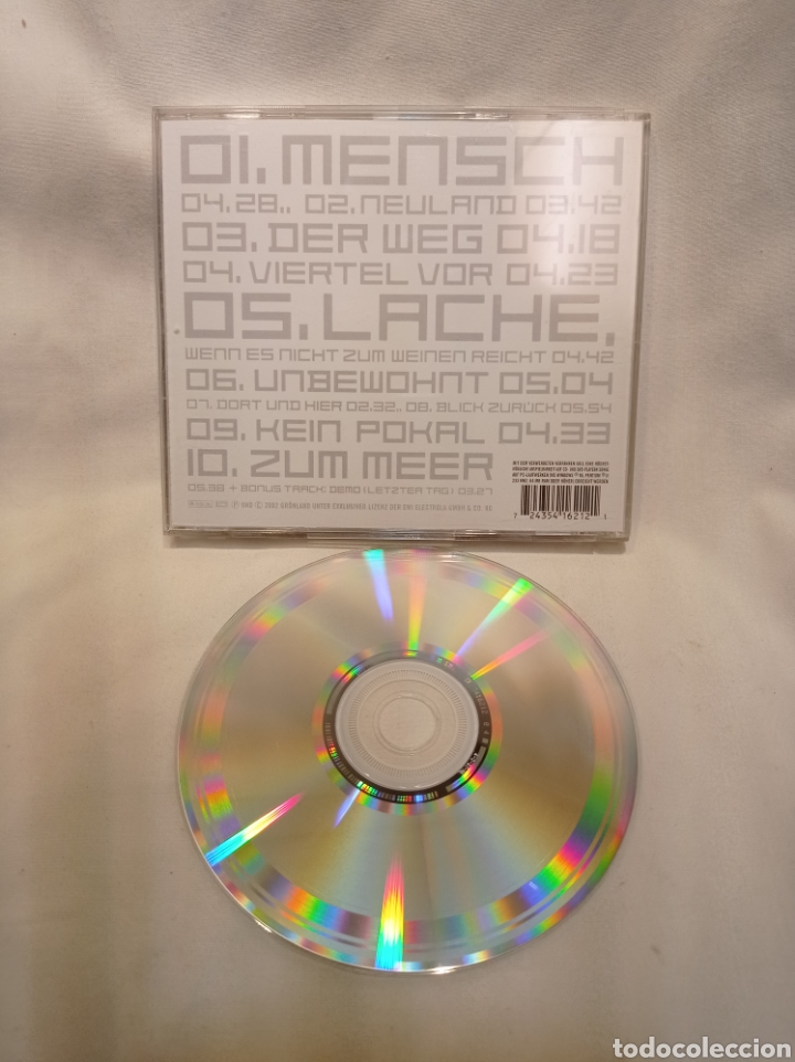 CDs de m&uacute;sica: CD HERBERT GRONEMEYER. MENSCH - Foto 2