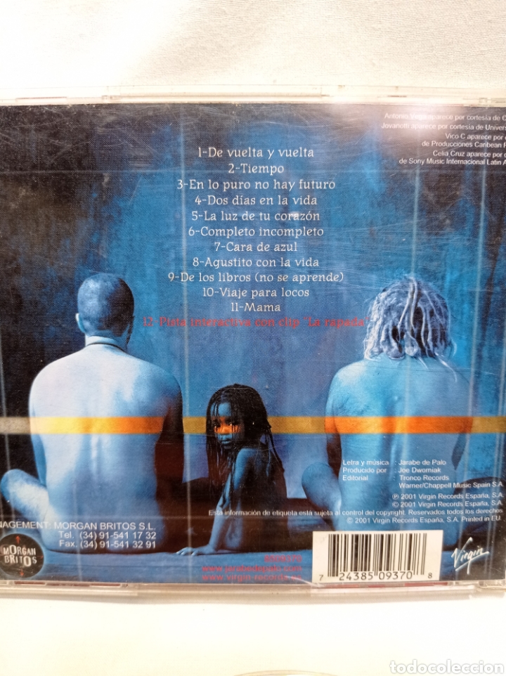 CDs de m&uacute;sica: CD JARABE DE PALO DE VUELTA Y VUELTA - Foto 3