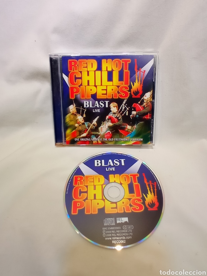 CDs de m&uacute;sica: CD THE RED HOT CHILI PIPERS. BLAST LIVE - Foto 1