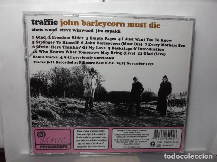 CDs de m&uacute;sica: TRAFFIC - JOHN BARLEYCORN MUST DIE - CD. - Foto 2