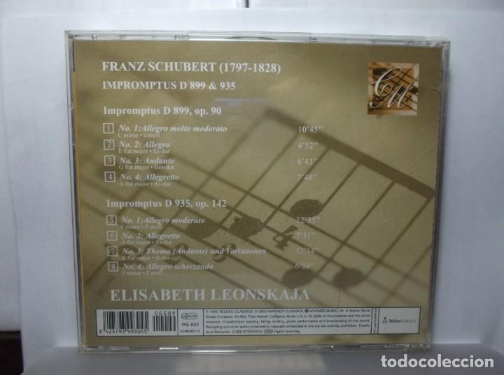 CDs de m&uacute;sica: SCHUBERT - ELISABETH LEONSKAJA - Foto 2
