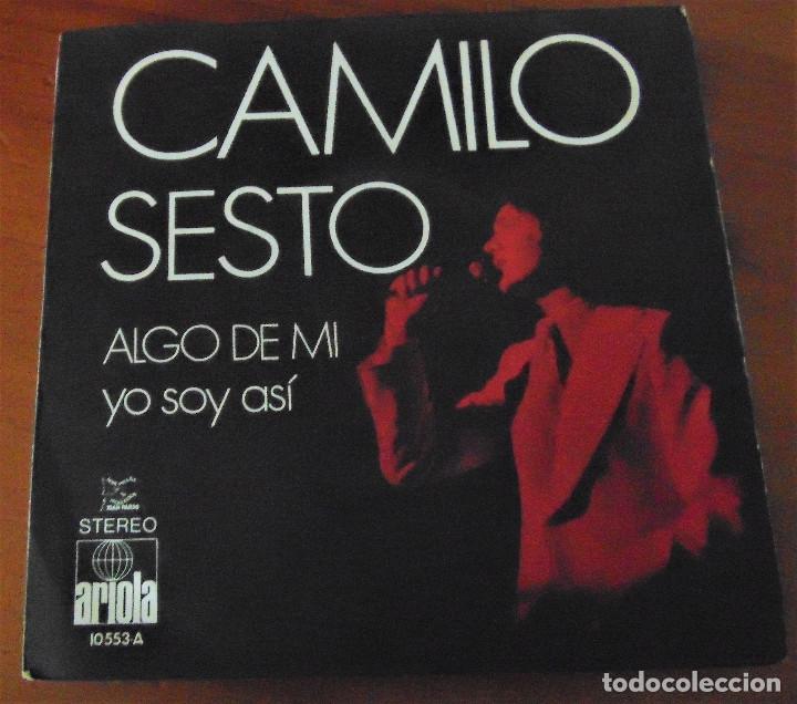 CDs de m&uacute;sica: CAMILO SESTO - ALGO DE MI - SINGLE 1972 - Foto 1