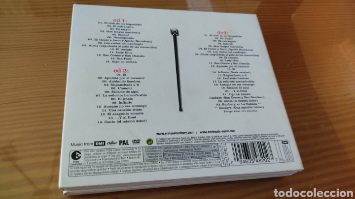 CDs de m&uacute;sica: Doble cd + dvd de Bunbury &rdquo; Canciones 1996-2006 &rdquo; - Foto 2