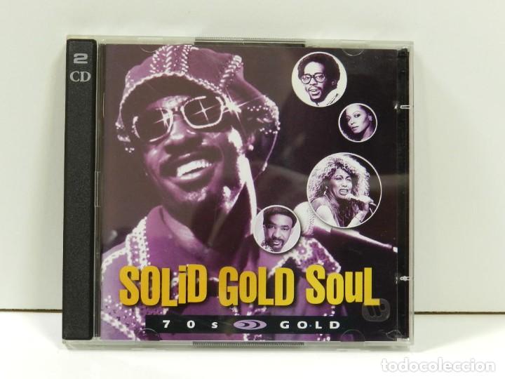 CDs de m&uacute;sica: DISCO 2 X CD. Solid Gold Soul - 70s Gold. COMPACT DISC. - Foto 1