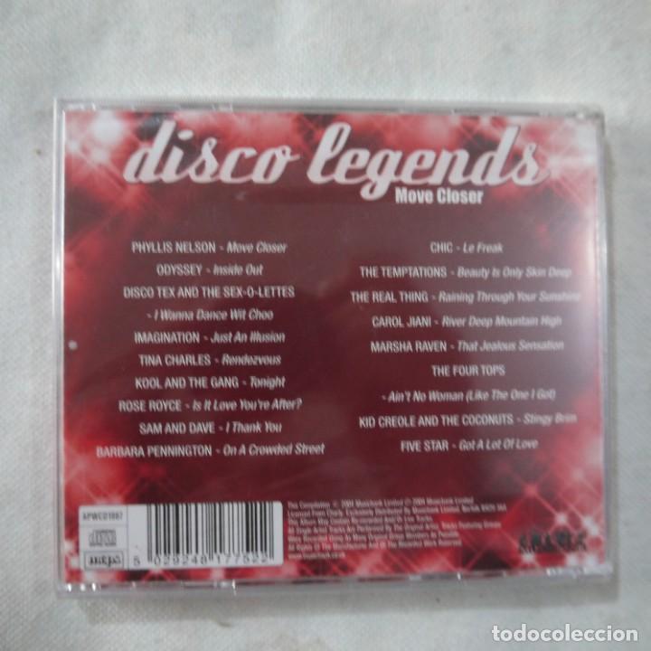 CDs de m&uacute;sica: DISCO LEGENDS - MOVE CLOSER - CD 2004 PRECINTADO - Foto 2