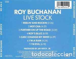 CDs de m&uacute;sica: ROY BUCHANAN - &rdquo;LIVE STOCK&rdquo; - CD 1975 - Foto 2