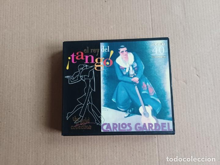 CDs de m&uacute;sica: CARLOS GARDEL - EL REY DEL TANGO DOBLE CD 1998 - Foto 1