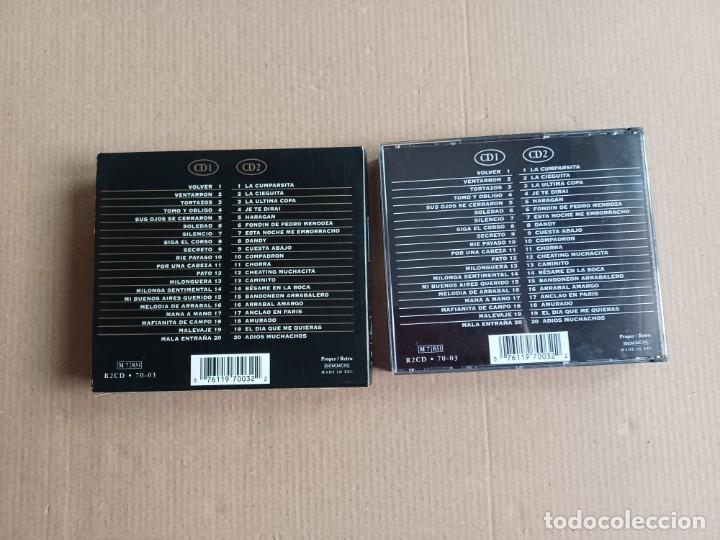 CDs de m&uacute;sica: CARLOS GARDEL - EL REY DEL TANGO DOBLE CD 1998 - Foto 6